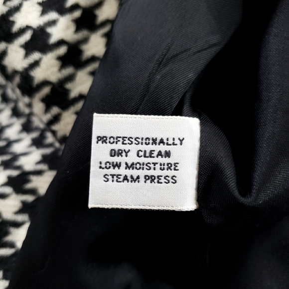 Vintage Jones New York Pure Wool Houndstooth Jacket - Picture 11 of 11